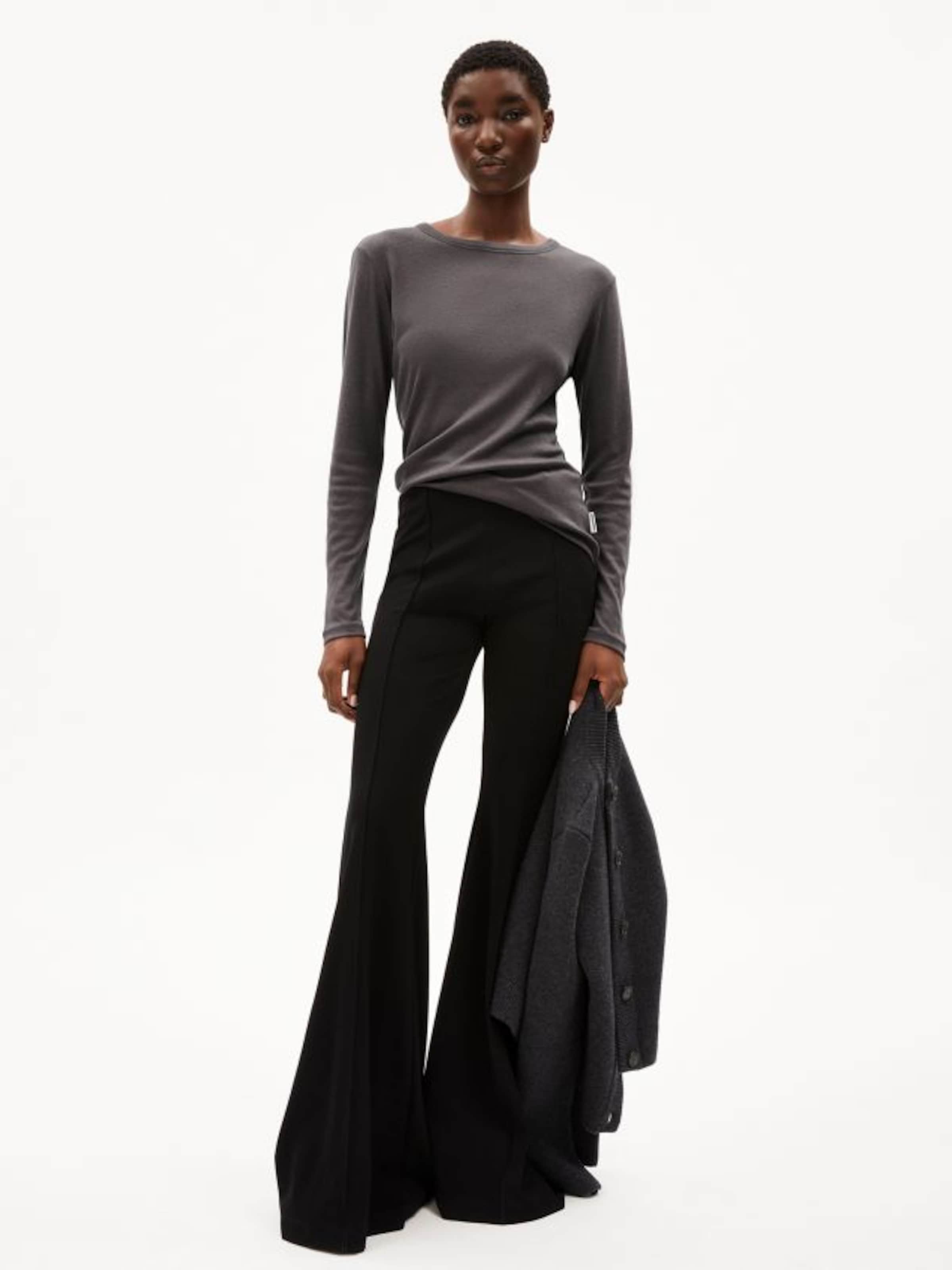 ARMEDANGELS Shirt ' MAIAA LUANNAA ' in Black: front