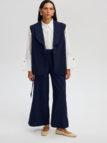 Touche Prive Broekpak in Blauw