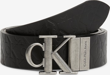 Calvin Klein Jeans Riem in Zwart: voorkant