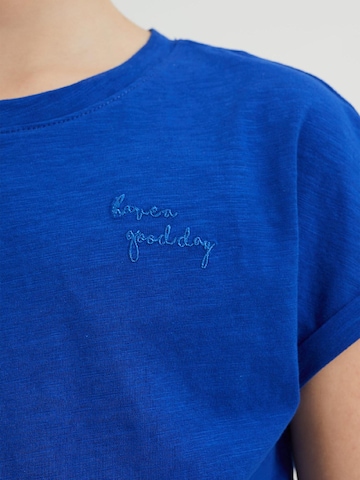 WE Fashion - Camiseta en azul