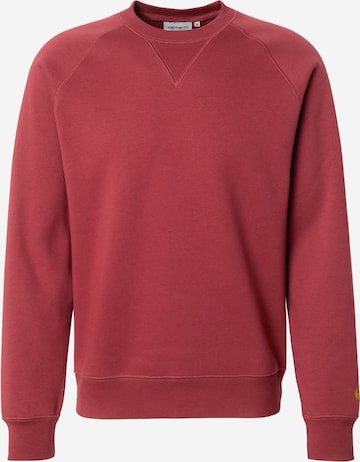 Carhartt WIP Sweatshirt 'Chase' i rød: forside