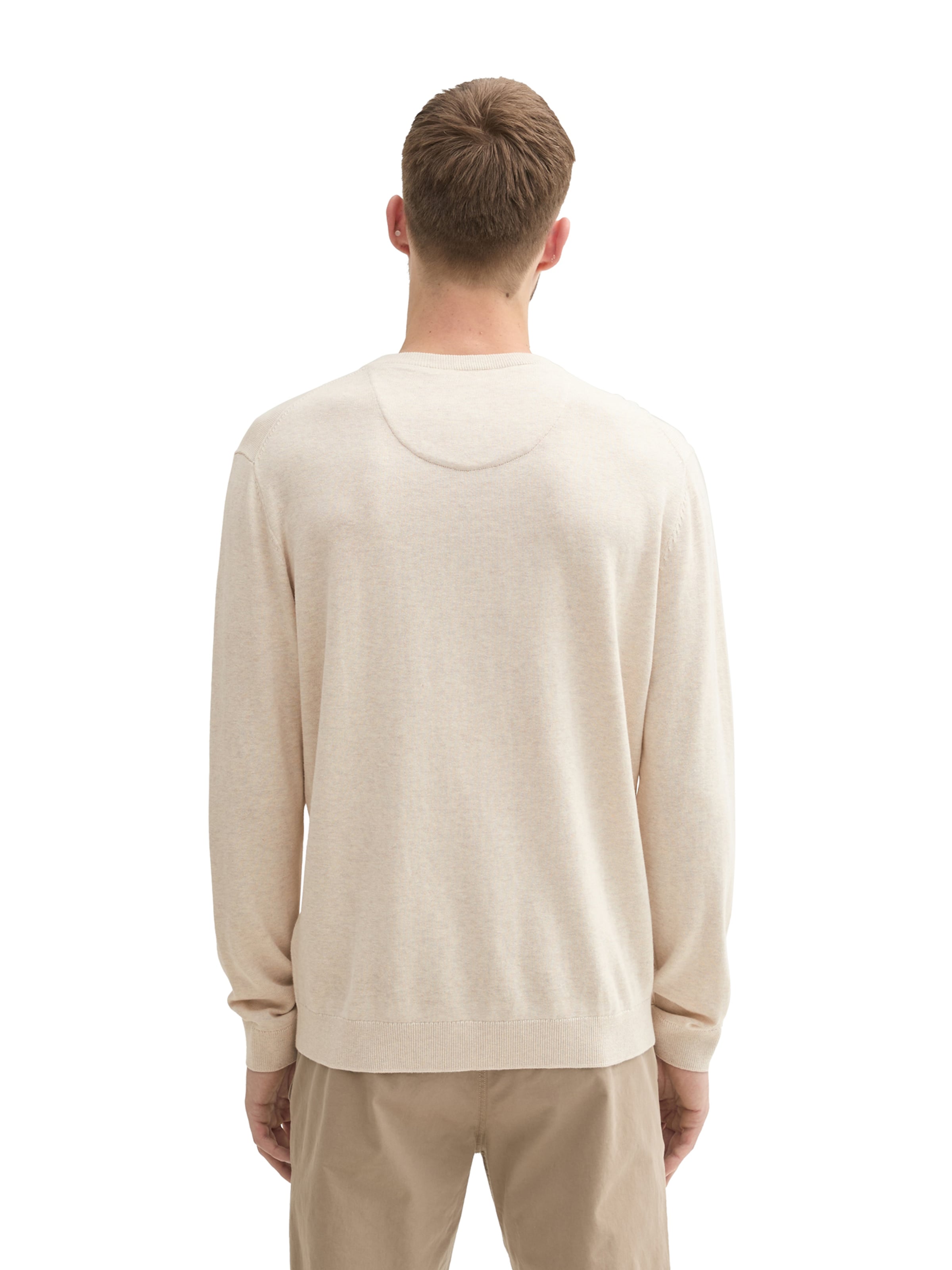 TOM TAILOR Pullover in Beige