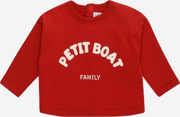 PETIT BATEAU Sweatshirt in Rood: voorkant