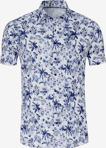 Coupe slim Chemise DESOTO en bleu : devant