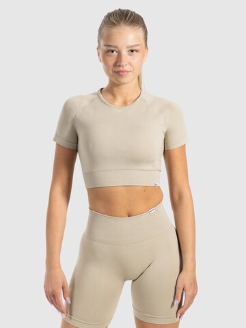 Smilodox Shirt ' Elna ' in Grijs: voorkant