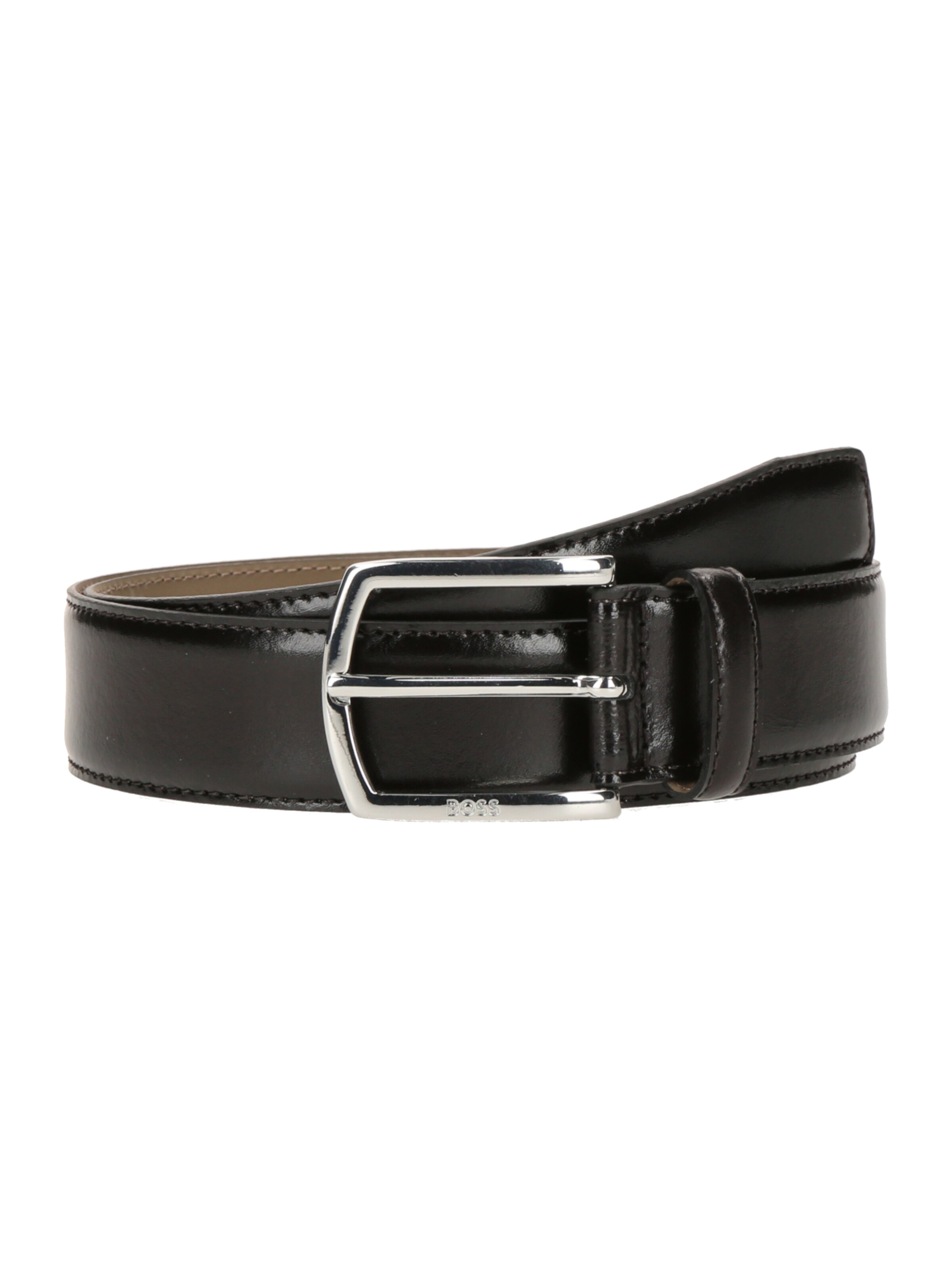 BOSS Ceinture 'Claus' en brun foncé, Vue avec produit