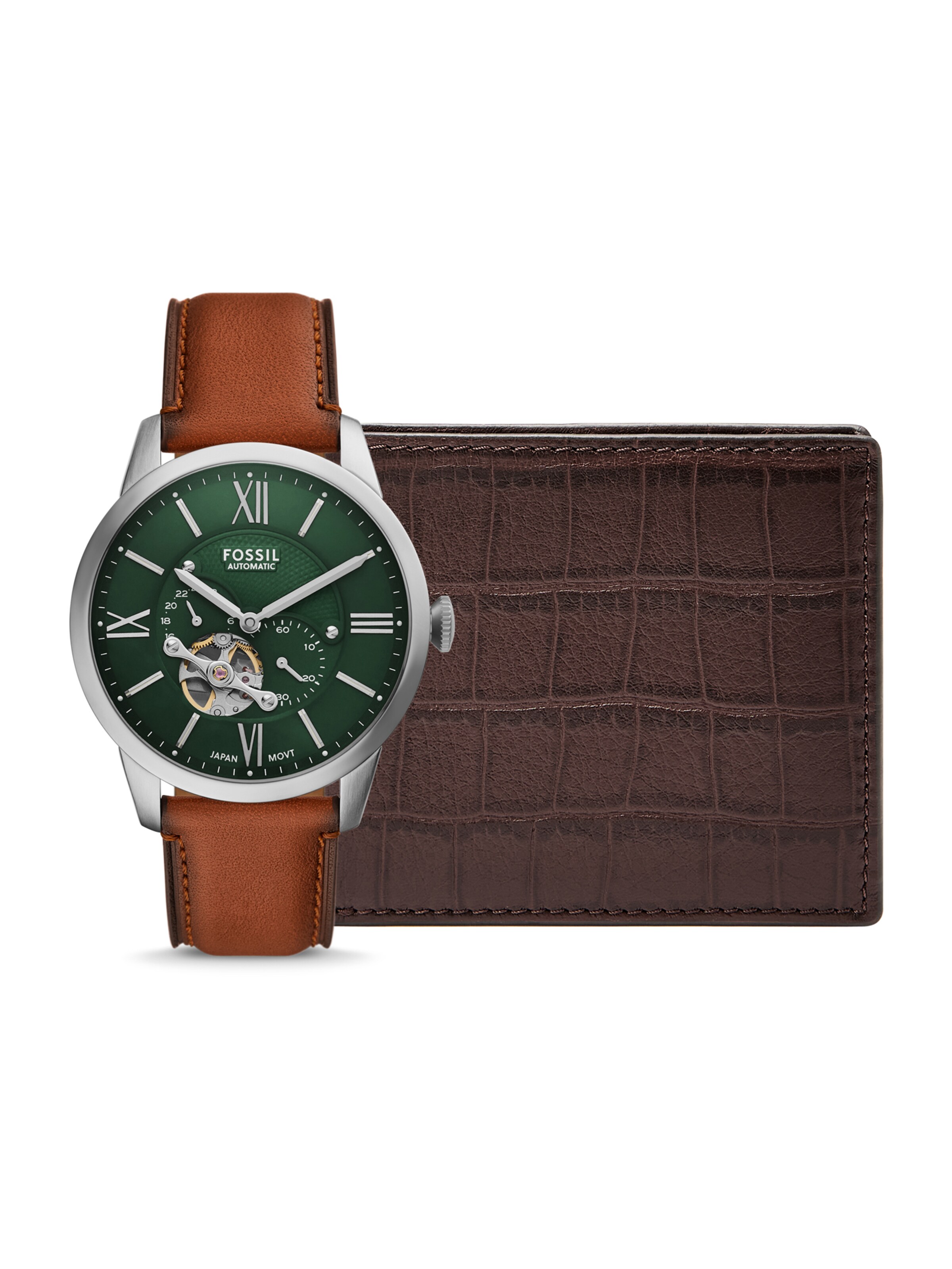 FOSSIL Αναλογικό ρολόι σε καφέ