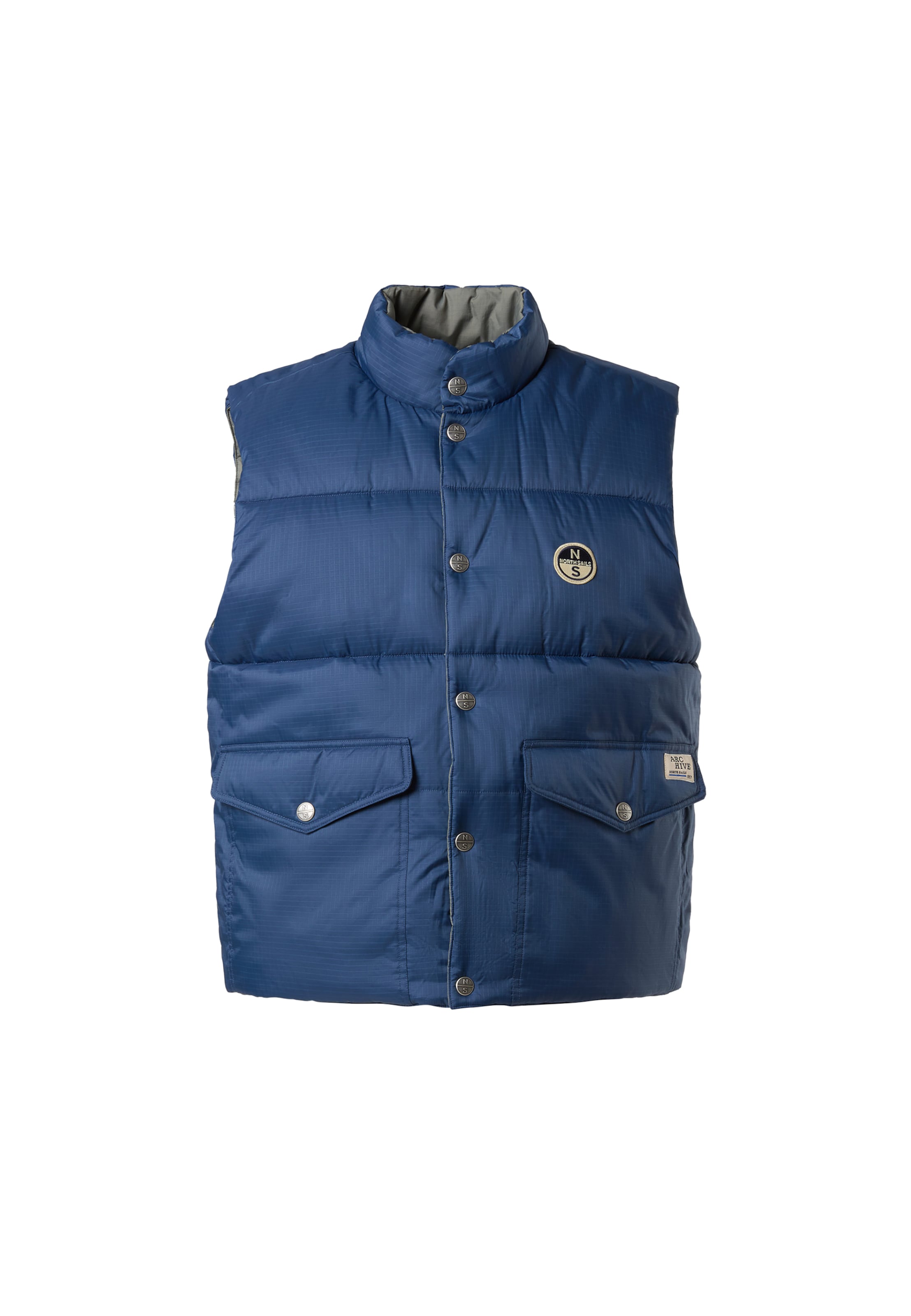 North Sails Weste in Blau: Vorderseite