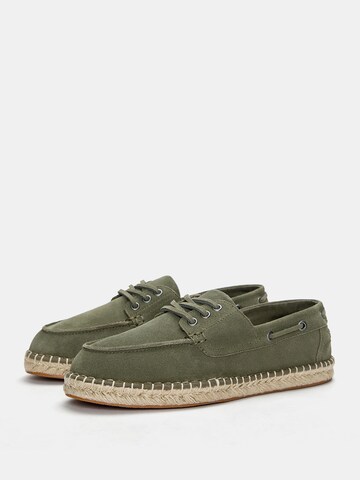 Pull&Bear Moccasins in Green