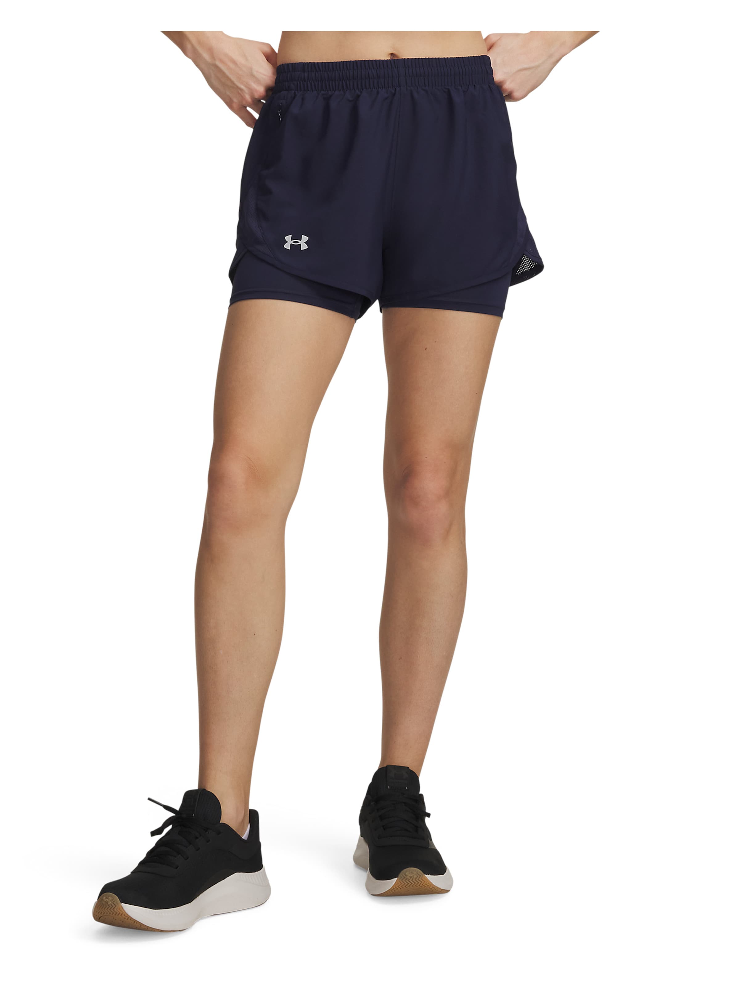 UNDER ARMOUR Regular Sports trousers 'Fly-By' in Blue: front