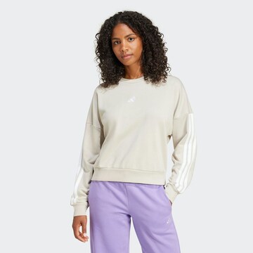 ADIDAS SPORTSWEAR Sports sweatshirt 'Essentials' in Beige: front