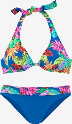 VIVANCE T-shirt Bikiny – modrá: přední strana