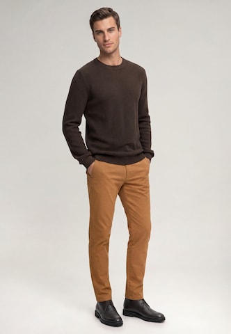 JOOP! Jeans Regular Chinohose in Braun
