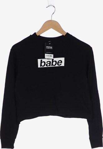 Pull&Bear Sweatshirt & Zip-Up Hoodie in S in Black: front