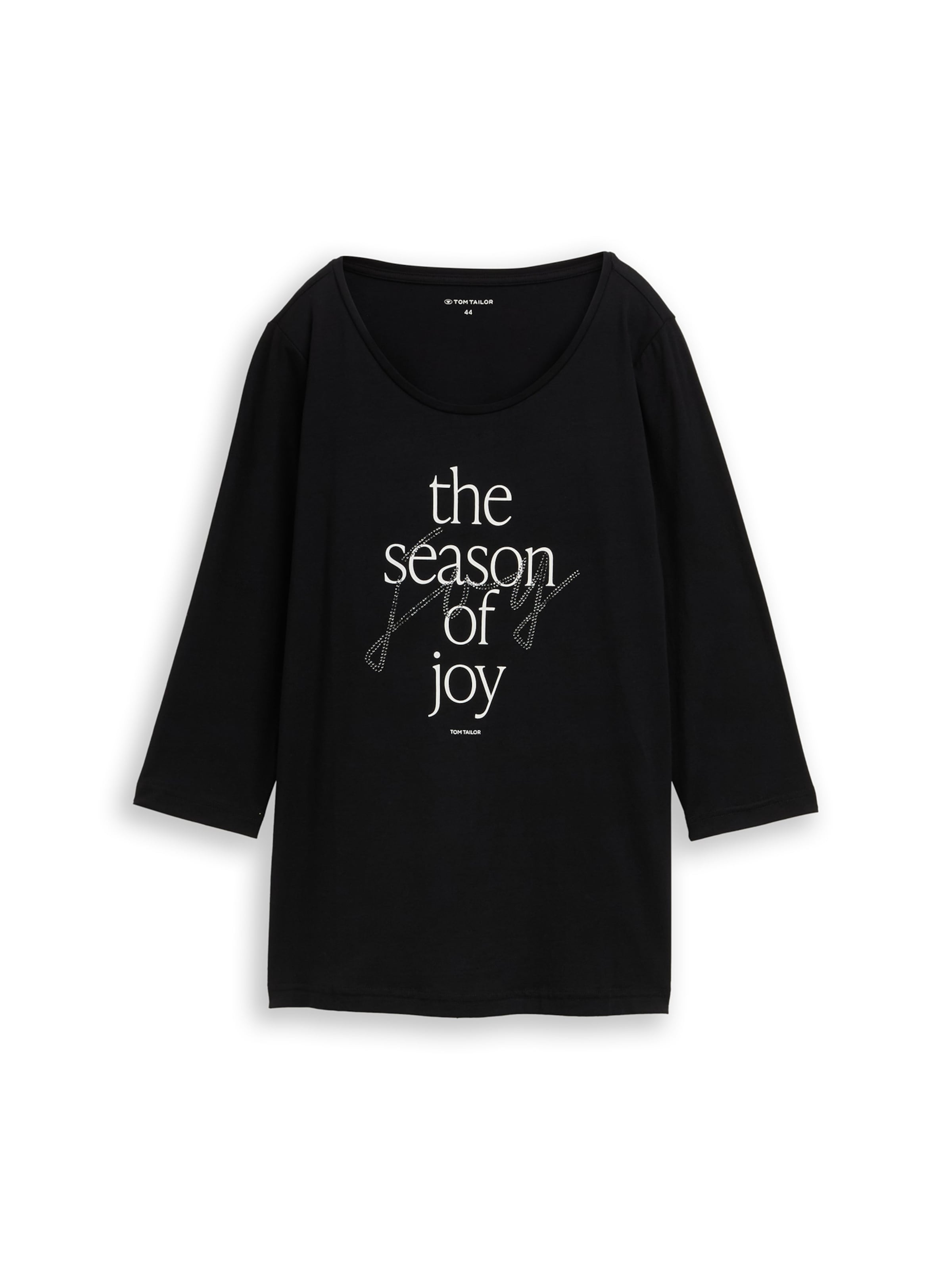 Tom Tailor Women + Тениска в черно: отпред