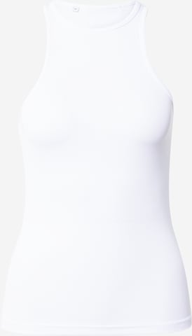 Oval Square Top 'Party' in White: front