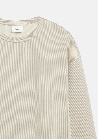 s.Oliver Sweatshirt in Beige