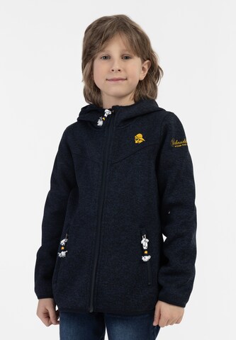 Schmuddelwedda Fleece jacket in Blue: front