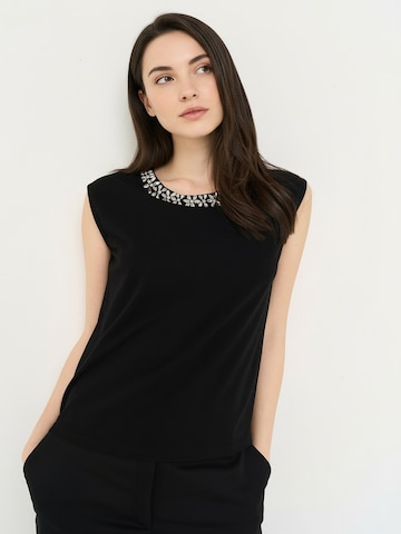 Camomilla Italia Top 'Tobia' in Black: front