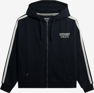 Superdry Sweatjacke in Blau: Vorderseite