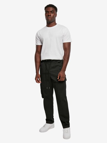 Urban Classics Loosefit Cargohose in Schwarz