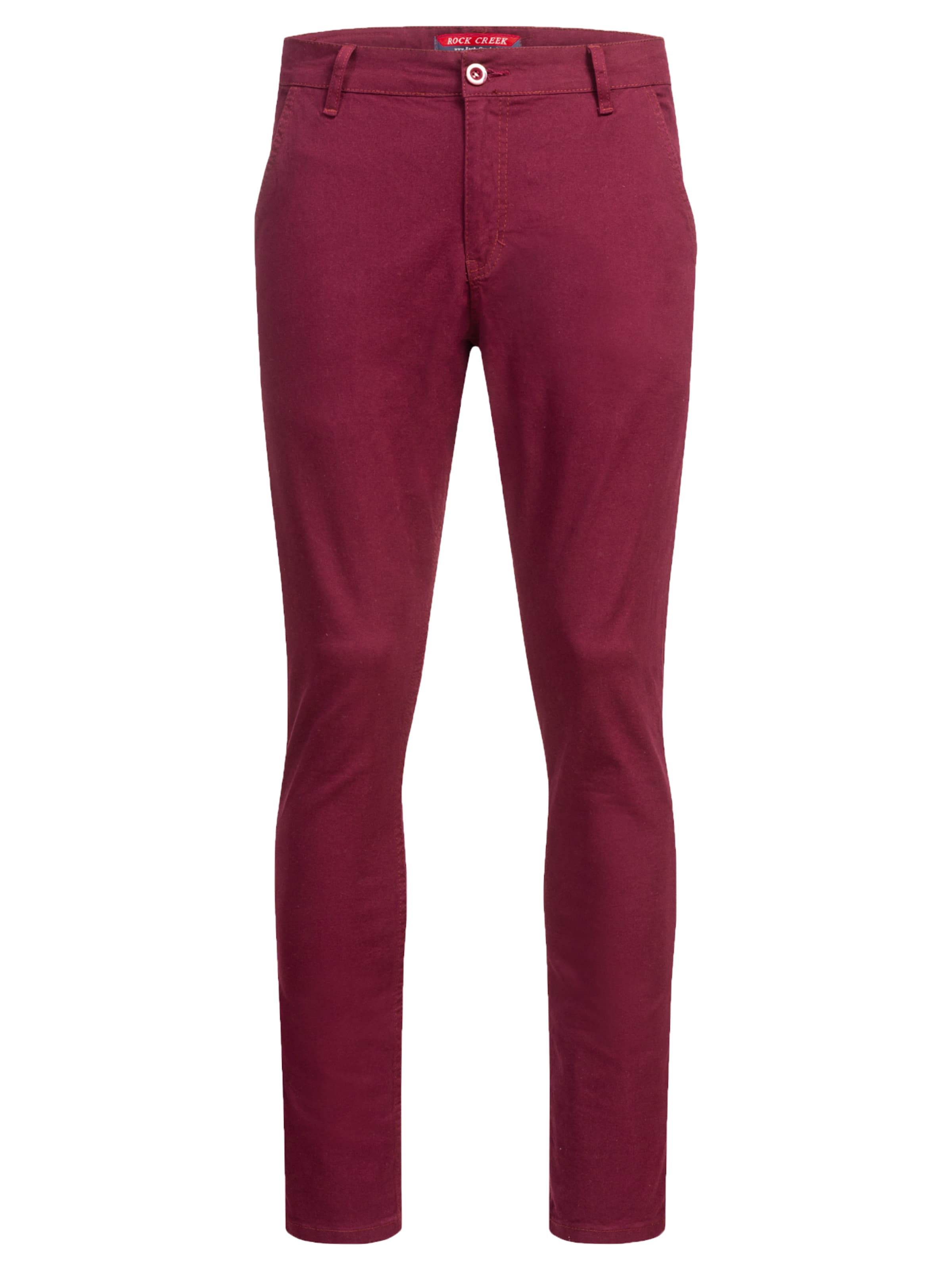 Rock Creek Slimfit Hose in Rot: Vorderseite