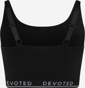 Devoted by Zizzi Bustier BH 'KATTY' in Zwart