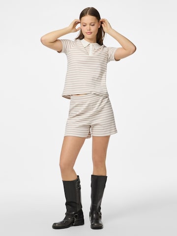 PIECES regular Bukser 'PCDonna' i beige