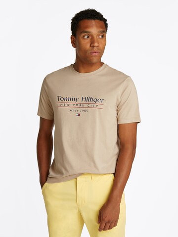 TOMMY HILFIGER Tričko – zelená: přední strana