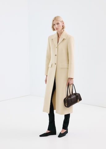 MANGO Between-Seasons Coat 'Yoko' in Beige: front