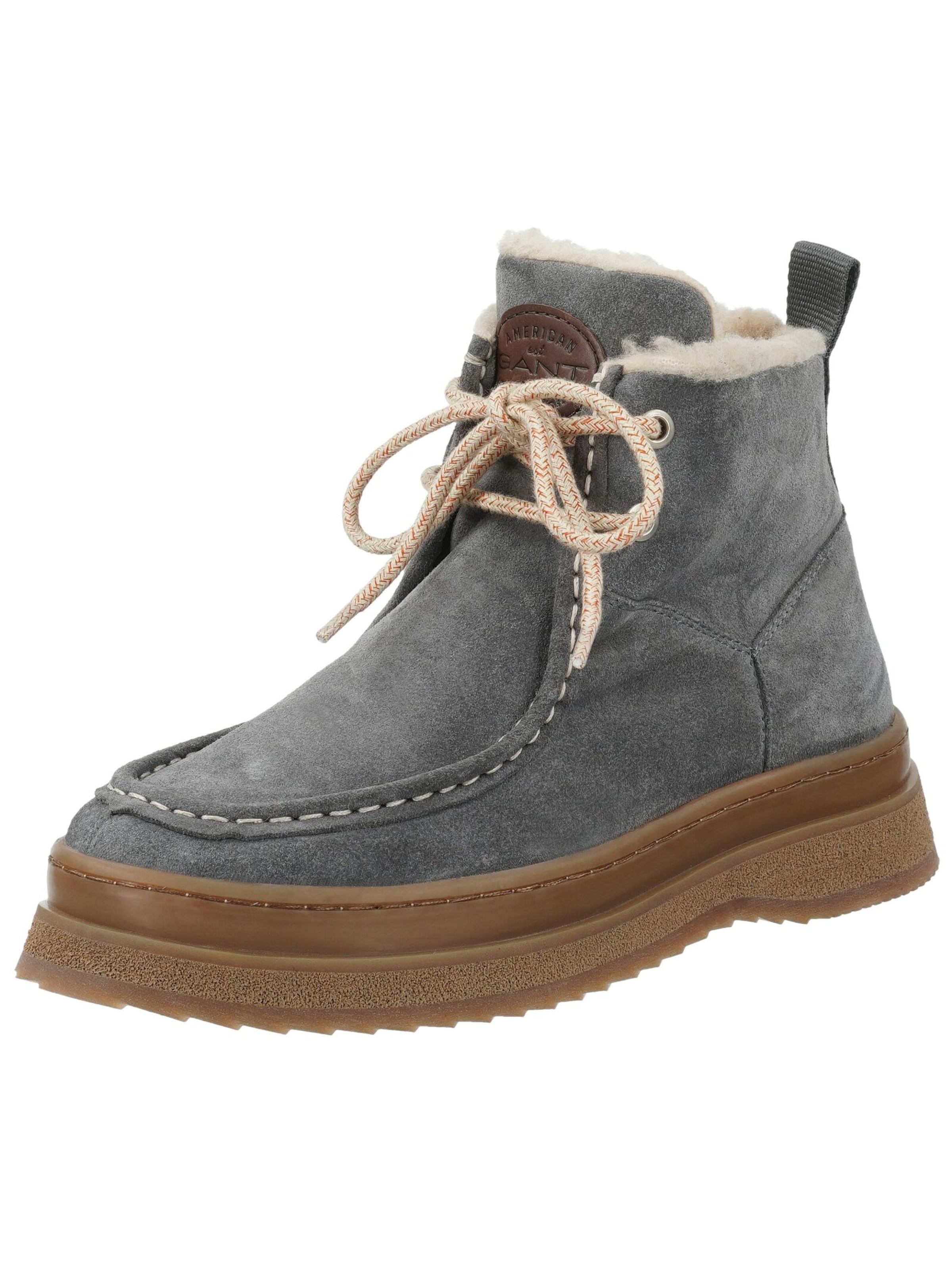 Stivaletto stringato di GANT in grigio: frontale