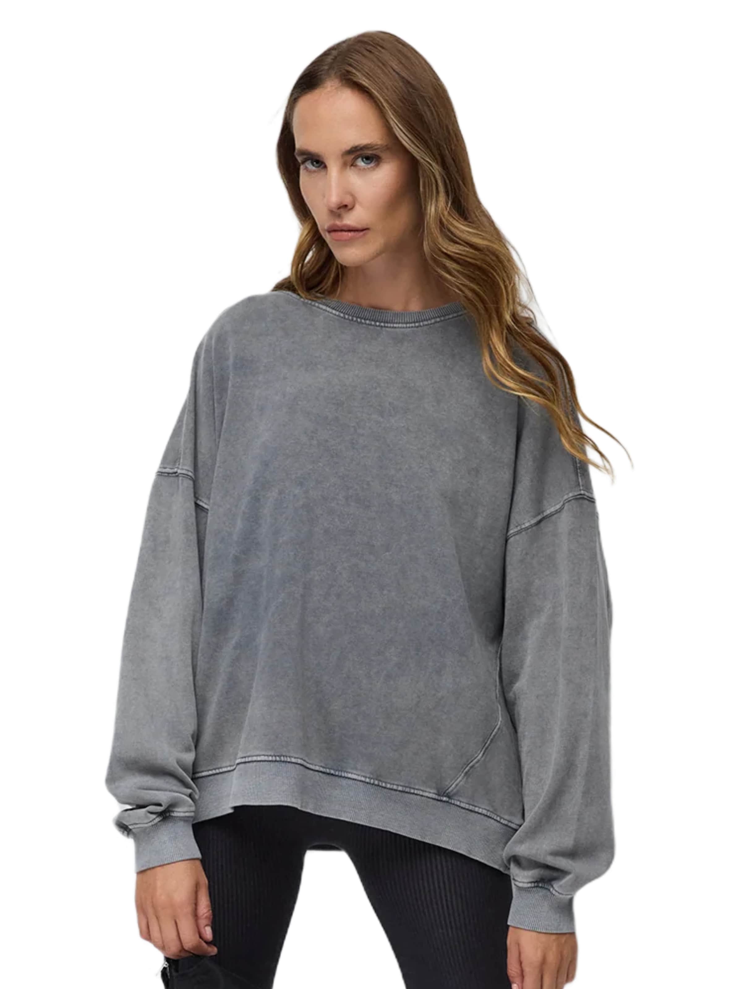 No Matter What Sweatshirt in Grey: front