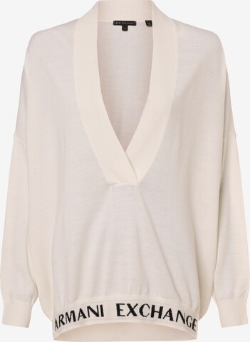 ARMANI EXCHANGE Sweater in Beige: front