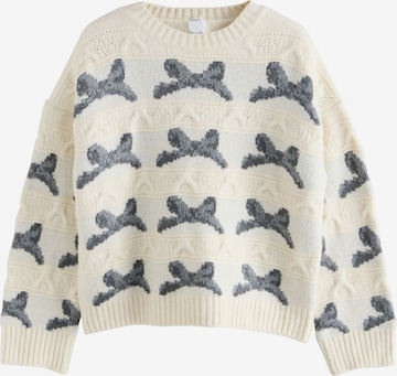 balta Next Megztinis: priekis