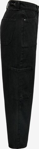 ONLY - Loosefit Pantalón vaquero cargo 'MILANI' en negro