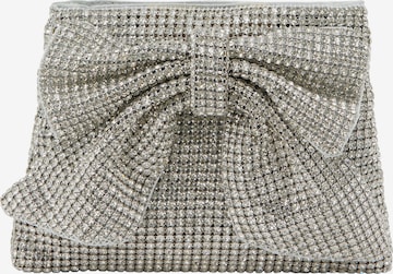 myMo at night Clutch in Silber: Vorderseite