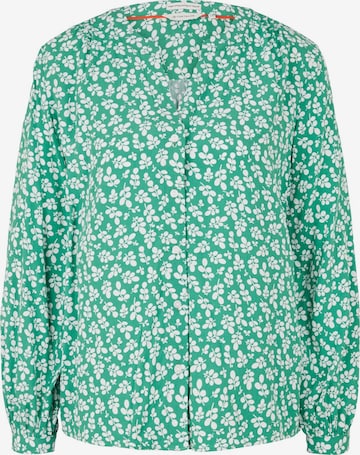 TOM TAILOR Blouse in Groen: voorkant