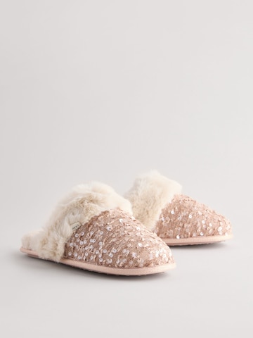 Pantoufle 'Sequin' Next en beige
