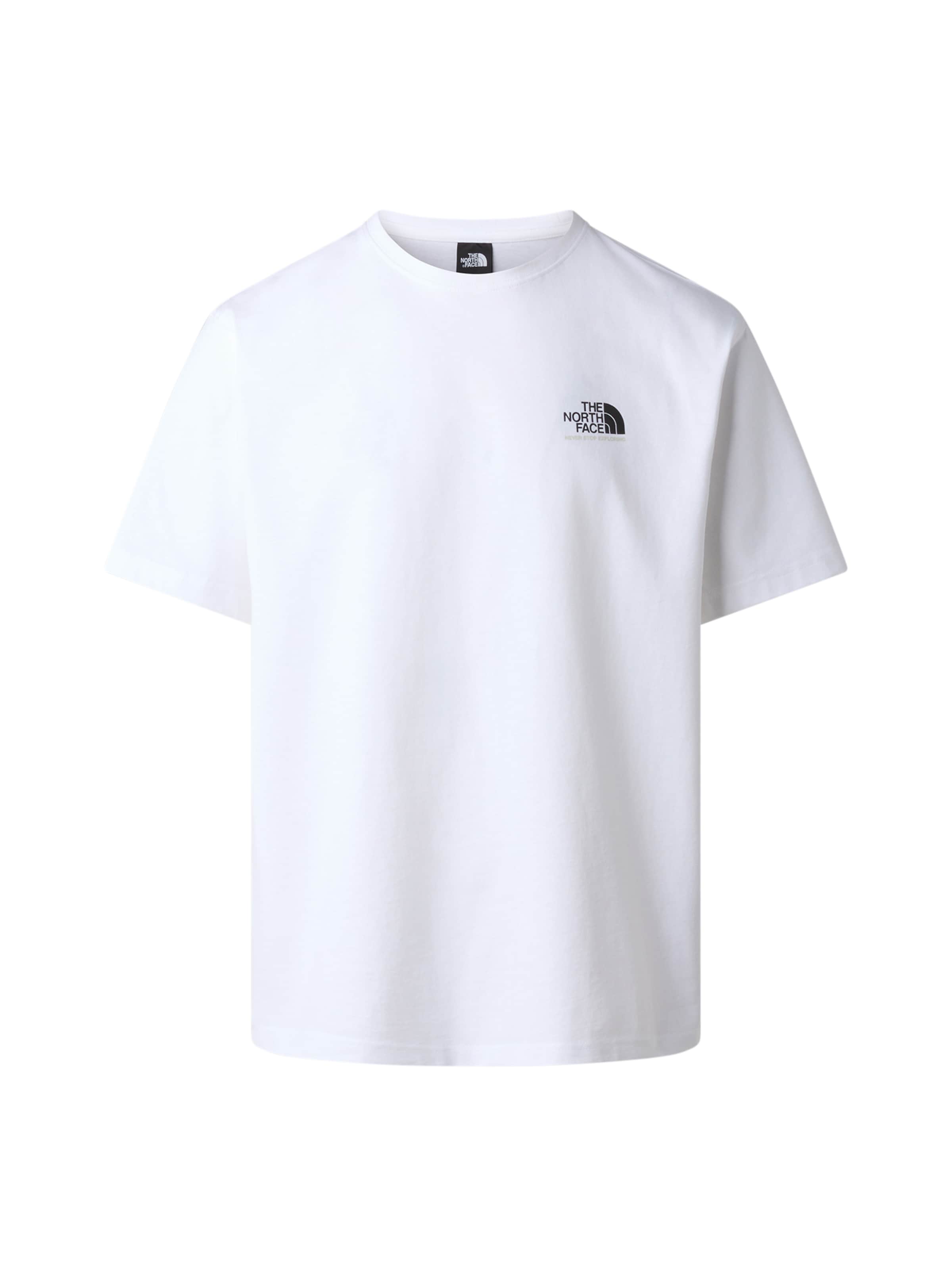 THE NORTH FACE - Camisa 'Repeat' em branco: frente