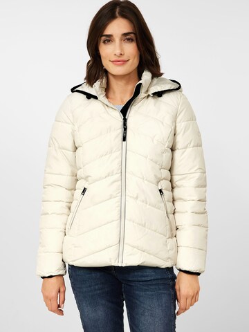 CECIL Between-season jacket in White: front