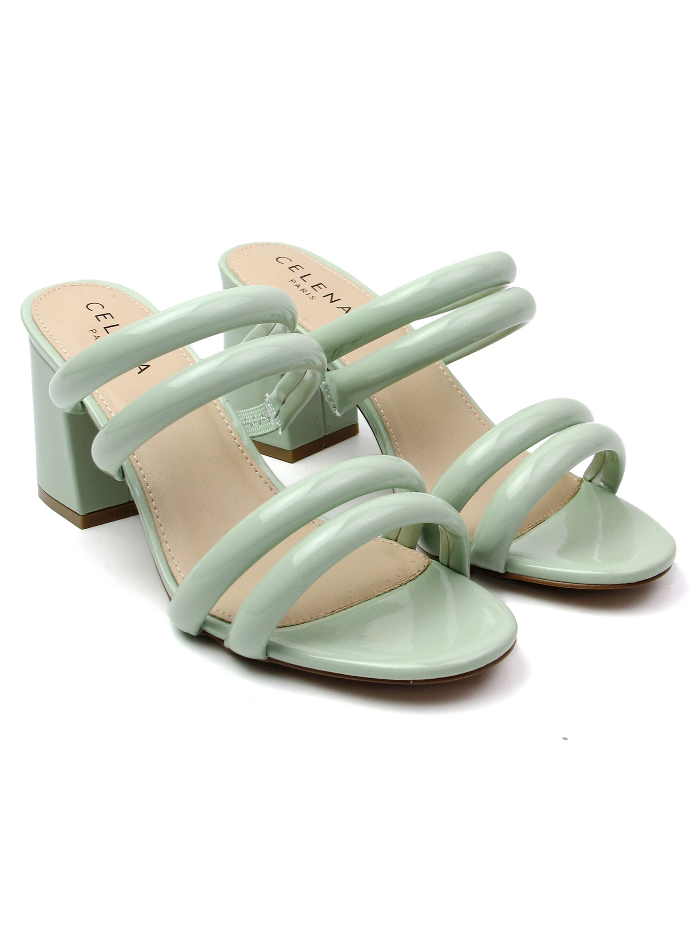 Celena - Sandália 'Cristina' em verde