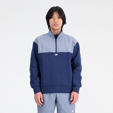 new balance Sweatshirt 'NB Athletics' in Blau: predná strana