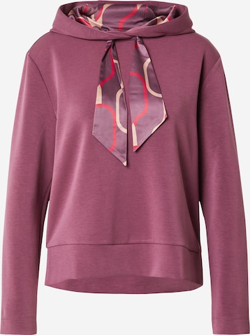 Sweat-shirt s.Oliver BLACK LABEL en violet : devant