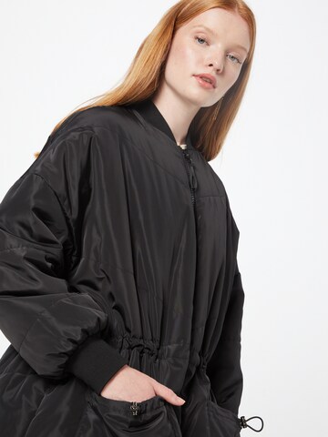 co'couture Płaszcz przejściowy 'Carolina' w kolorze czarny