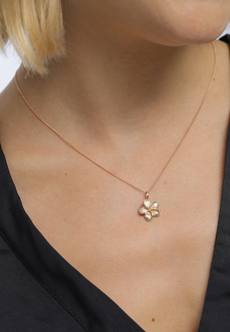 Collana 'Frangipani Blüte' di ELLI in oro: frontale
