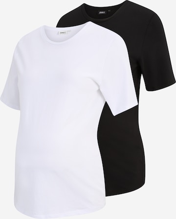 T-shirt 'OLMONLY' Only Maternity en noir : devant