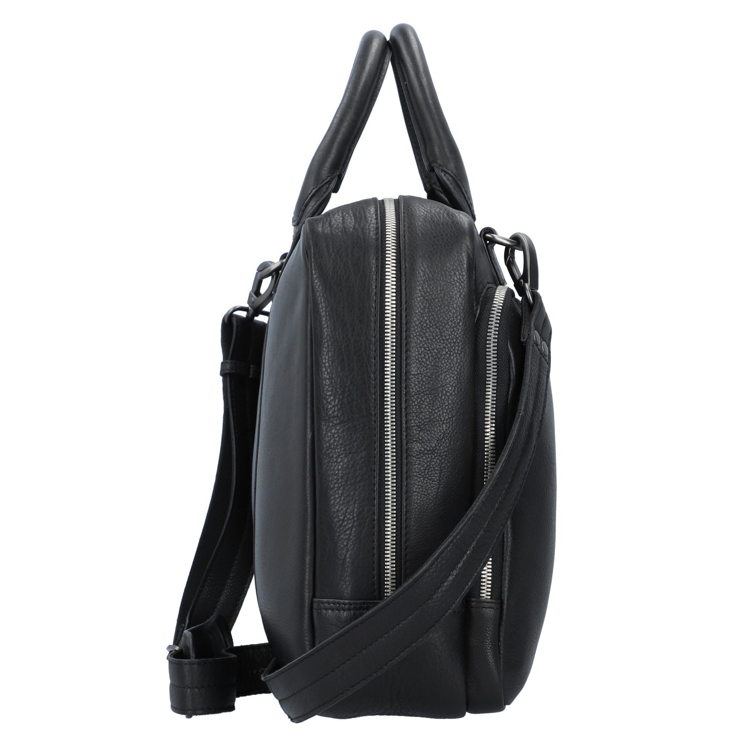 Borsa portadocumenti 'Vintage Bill' di Plevier in nero