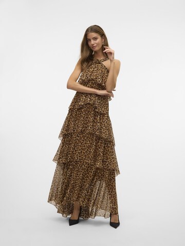 VERO MODA Coctailkjole 'FELICIA' i brun: forside
