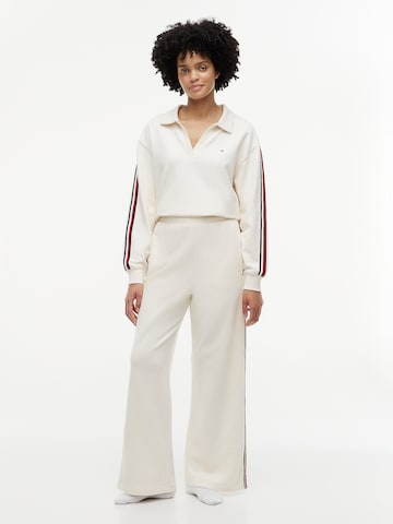 TOMMY HILFIGER Wide leg Παντελόνι σε μπεζ