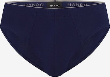 Hanro Slip 'Cotton Superior' in Blau: Vorderseite